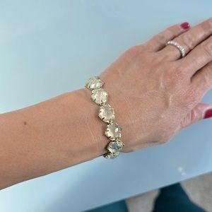 Kendra Scott Grace Bracelet in Clear Iridescent with Gold